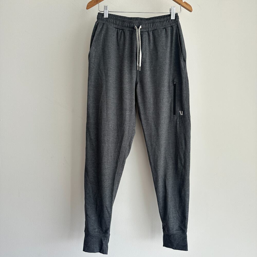 Vuori Sunday Joggers Mens XS Gray Performance Pants Active Stretch Gym Athletic